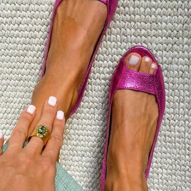 Rita - Sandalias Doradas Comfort Chic