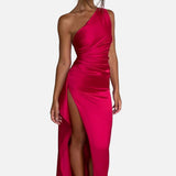 Vestido Maxi de Satén para Noche