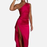 Vestido Maxi de Satén para Noche