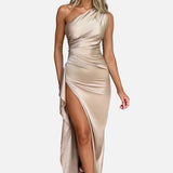 Vestido Maxi de Satén para Noche