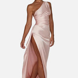 Vestido Maxi de Satén para Noche