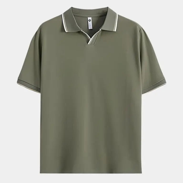Jesper™ | Noir Polo de Cuello en V