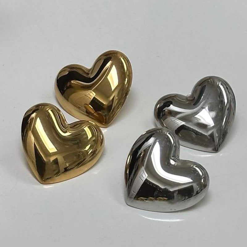 Pendientes en Forma de Corazón