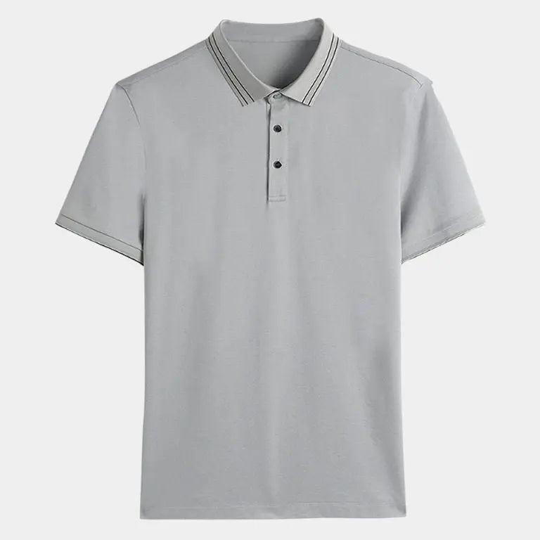 Johan™ | Polo de Bisel Obsidiana