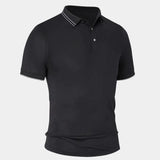 Johan™ | Polo de Bisel Obsidiana