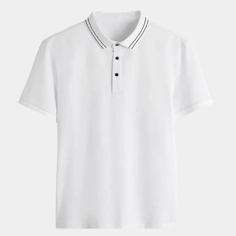 Johan™ | Polo de Bisel Obsidiana