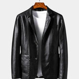 Jonas™ | Chaqueta de cuero color caramelo