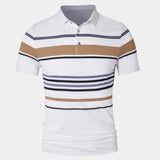 Kasper™ | Polo a rayas del atardecer
