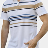 Kasper™ | Polo a rayas del atardecer
