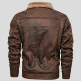 Kasper™ | Chaqueta de Cuero Masculina Estilosa