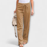 Célia - Pantalones de lino de verano