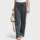 Célia - Pantalones de lino de verano