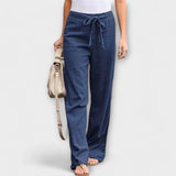 Célia - Pantalones de lino de verano