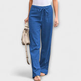 Loreen - Pantalones de lino de verano