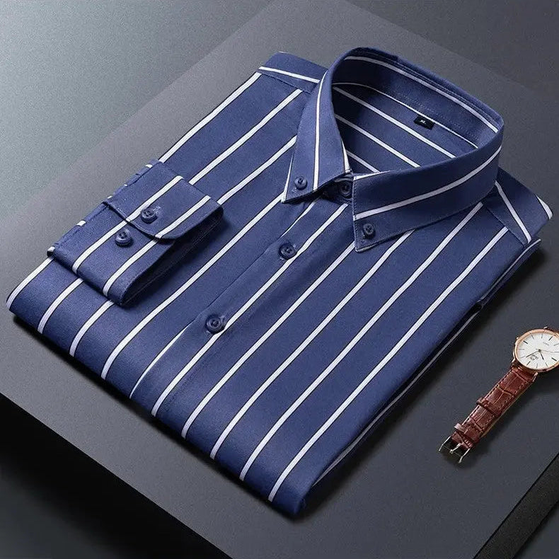 Levi™ | Camisa Elegante a Rayas