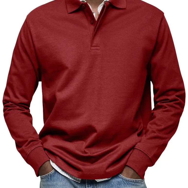 MOHR® | Camiseta polo de lujo con mangas largas