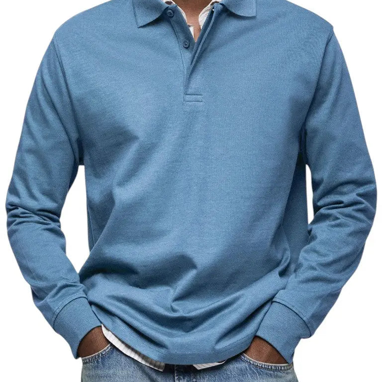 MOHR® | Camiseta polo de lujo con mangas largas