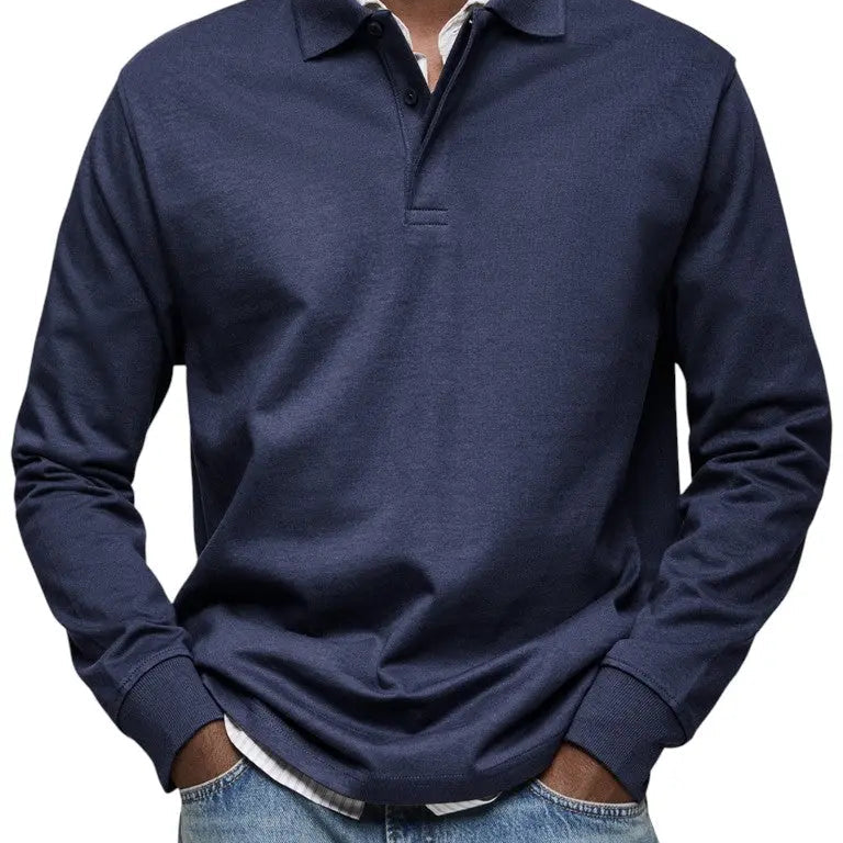 MOHR® | Camiseta polo de lujo con mangas largas