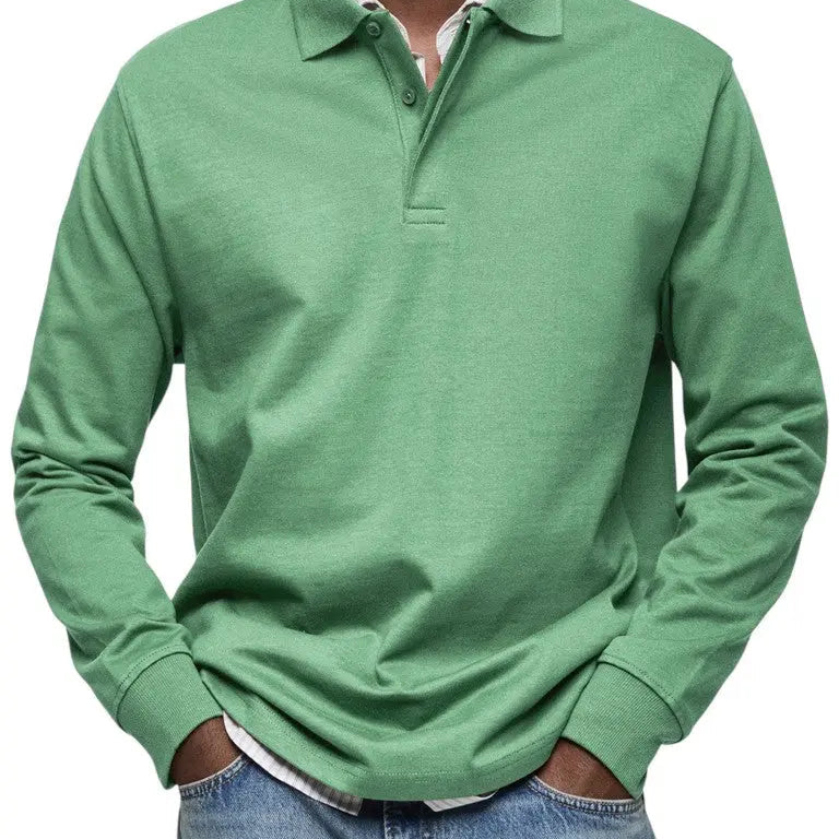 MOHR® | Camiseta polo de lujo con mangas largas