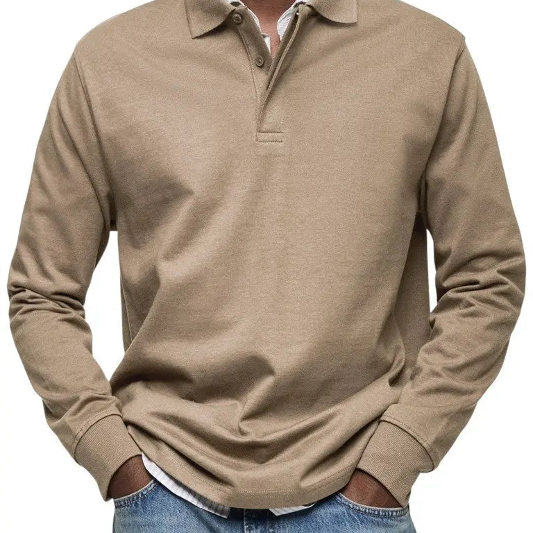 MOHR® | Camiseta polo de lujo con mangas largas