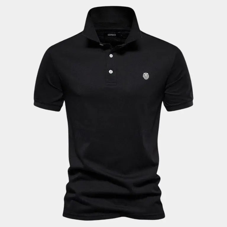 Mathias™ | Polo de Escudo Real