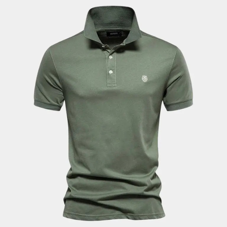 Mathias™ | Polo de Escudo Real