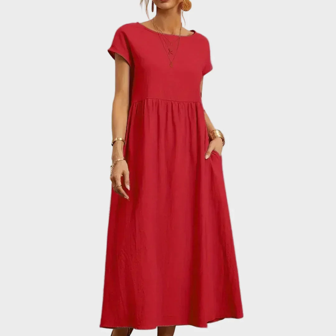 Andrea — Vestido midi en un estilo elegante y atemporal