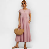 Vestidos de Algodón Lekkie con Bolsillos