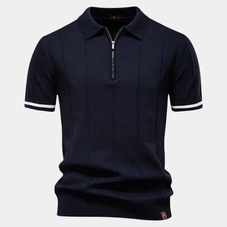 Mikkel™ | Polo de Cremallera Real