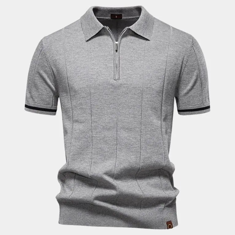 Mikkel™ | Polo de Cremallera Real