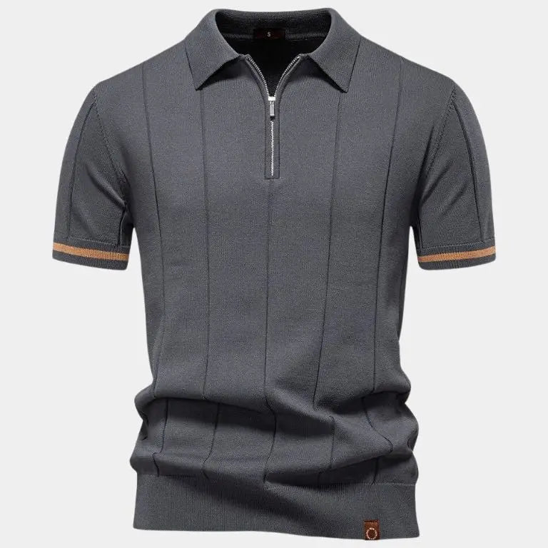 Mikkel™ | Polo de Cremallera Real