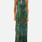 Vestido Maxi de Fiesta Inspirado en Monet