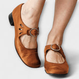 Paulina - Zapatillas de cuero únicas y cómodas