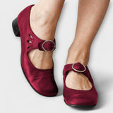 Paulina - Zapatillas de cuero únicas y cómodas