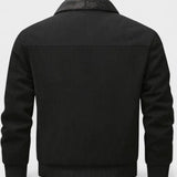 Norbert™ | Chaqueta bomber con inserción de piel sintética