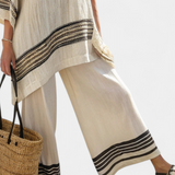 Noémia | Elegante Conjunto de Lino de Bambú Daisy