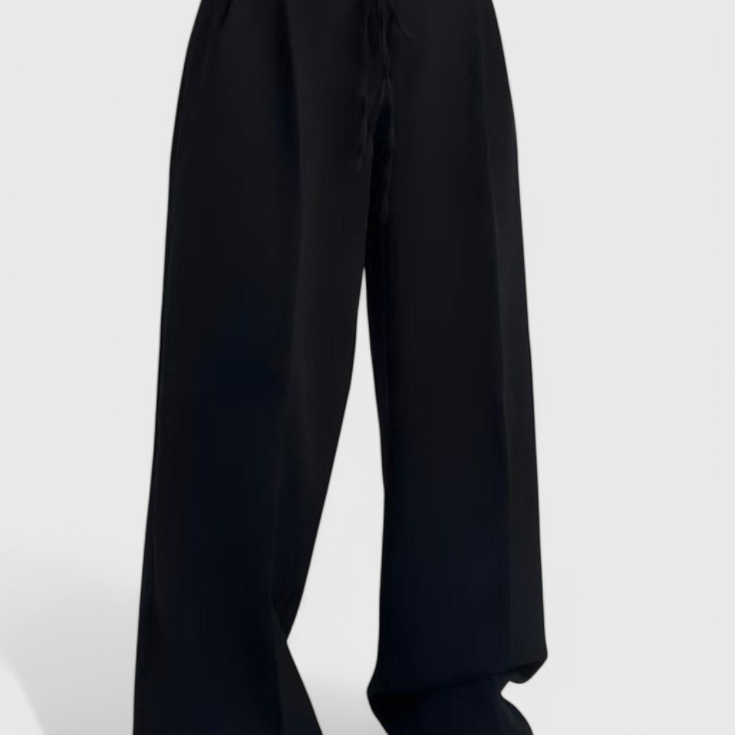 Sophie Pantalones de pierna ancha con cordones