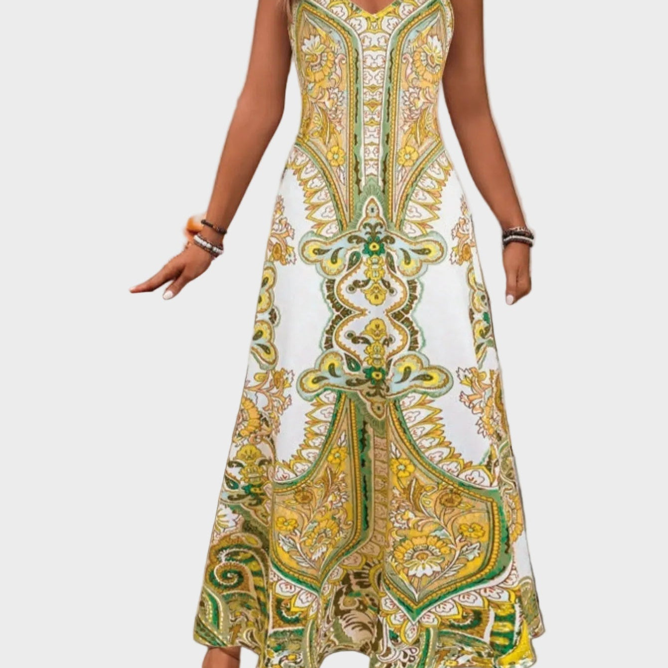 Klára - Elegantes vestidos maxi de verano sin mangas