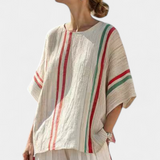 Beatriz | Conjunto para el Mar Mediterráneo Daisy Lino Bambú Cintas