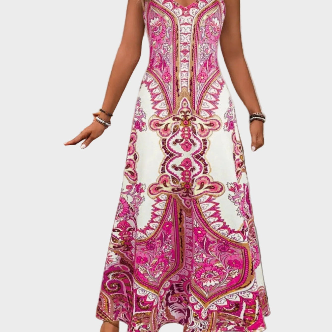 Klára - Elegantes vestidos maxi de verano sin mangas