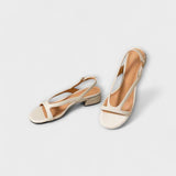 Evelyn - Sandalias Planas Elegantes Minna con Excelente Adorno