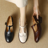 Emma - Zapatos Clásicos de Mujer con Correa
