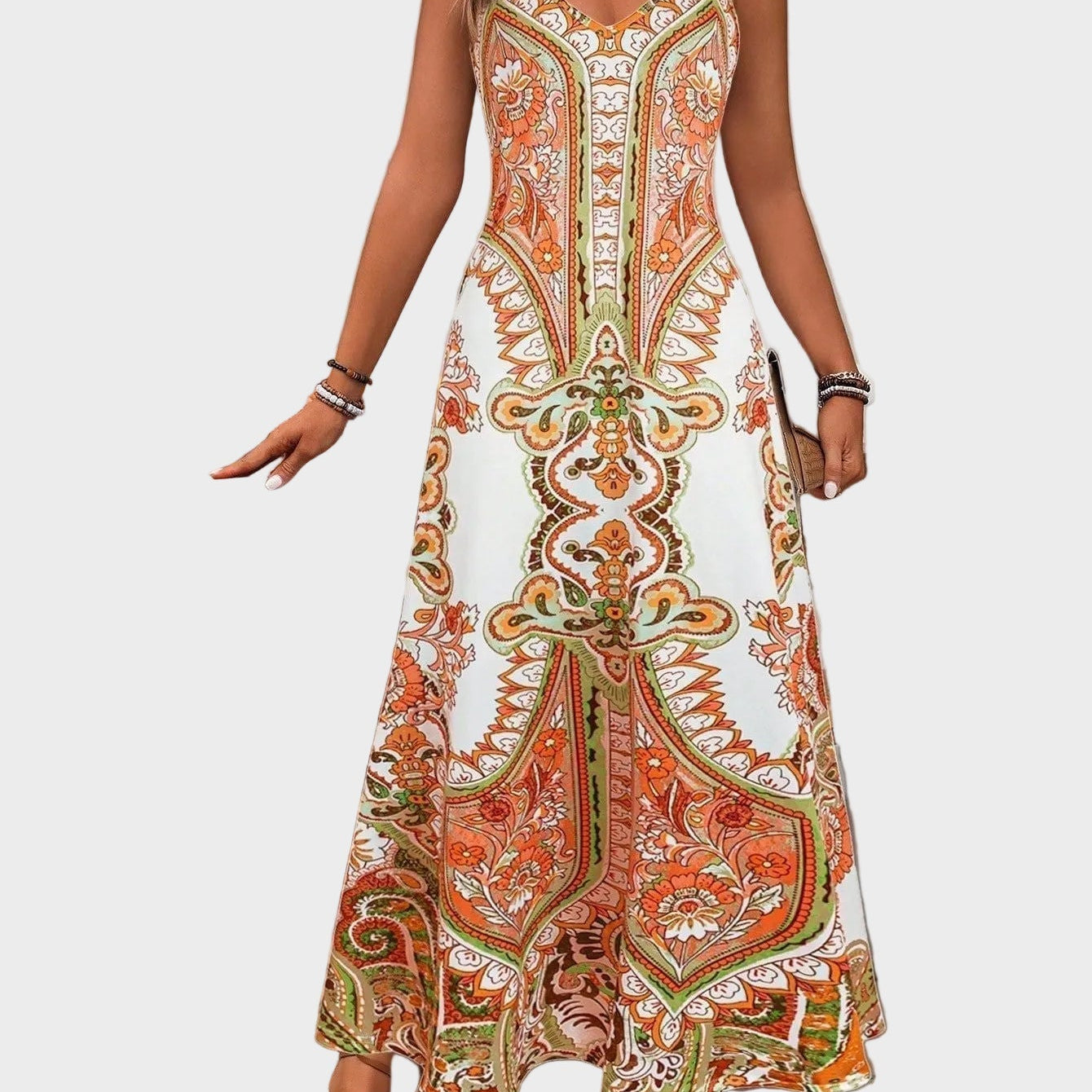 Klára - Elegantes vestidos maxi de verano sin mangas