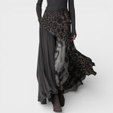 Carmen™ | Vestido maxi con estampado leopardo