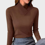 Silvia™ | Jersey elegante de cuello alto
