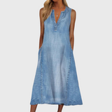 Vestido de mezclilla en A