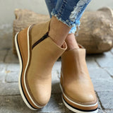Catalina | Bota Elegante De Cuero Con Tacón Cómodo