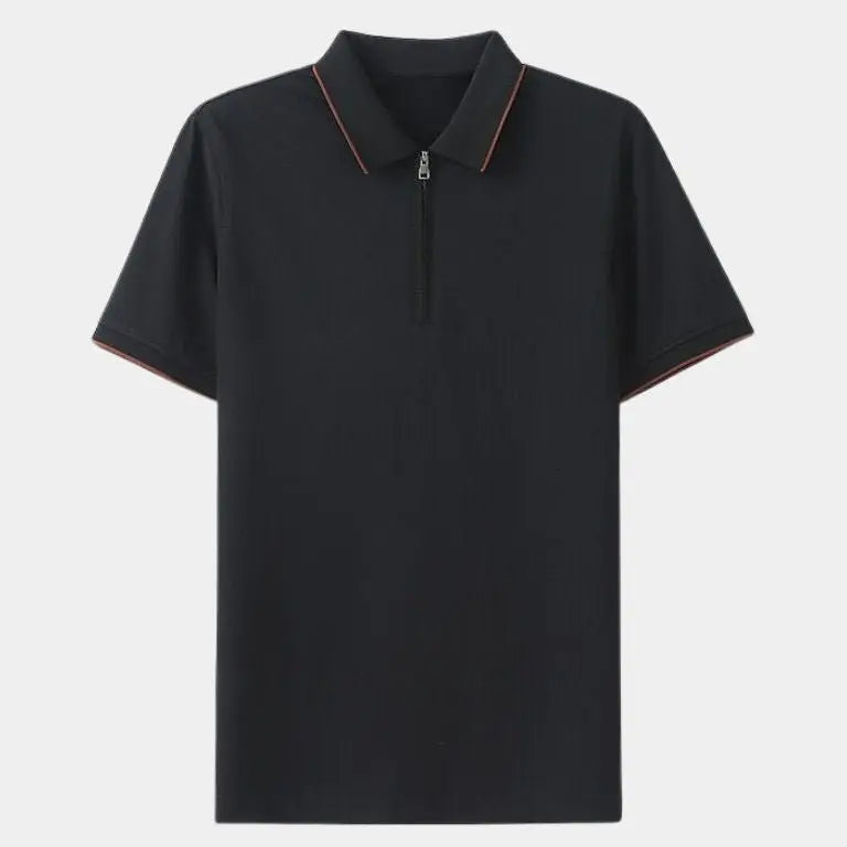 Rasmus™ | Polo Régis con cremallera cuadrada