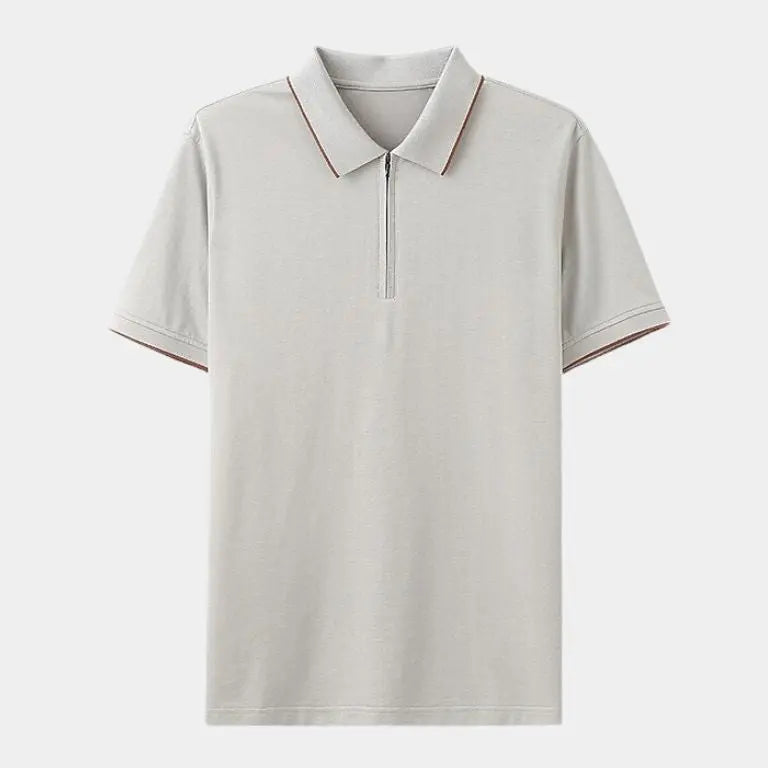 Rasmus™ | Polo Régis con cremallera cuadrada