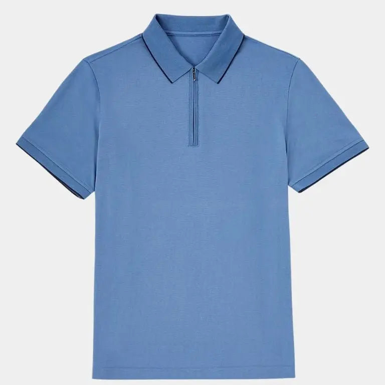 Rasmus™ | Polo Régis con cremallera cuadrada
